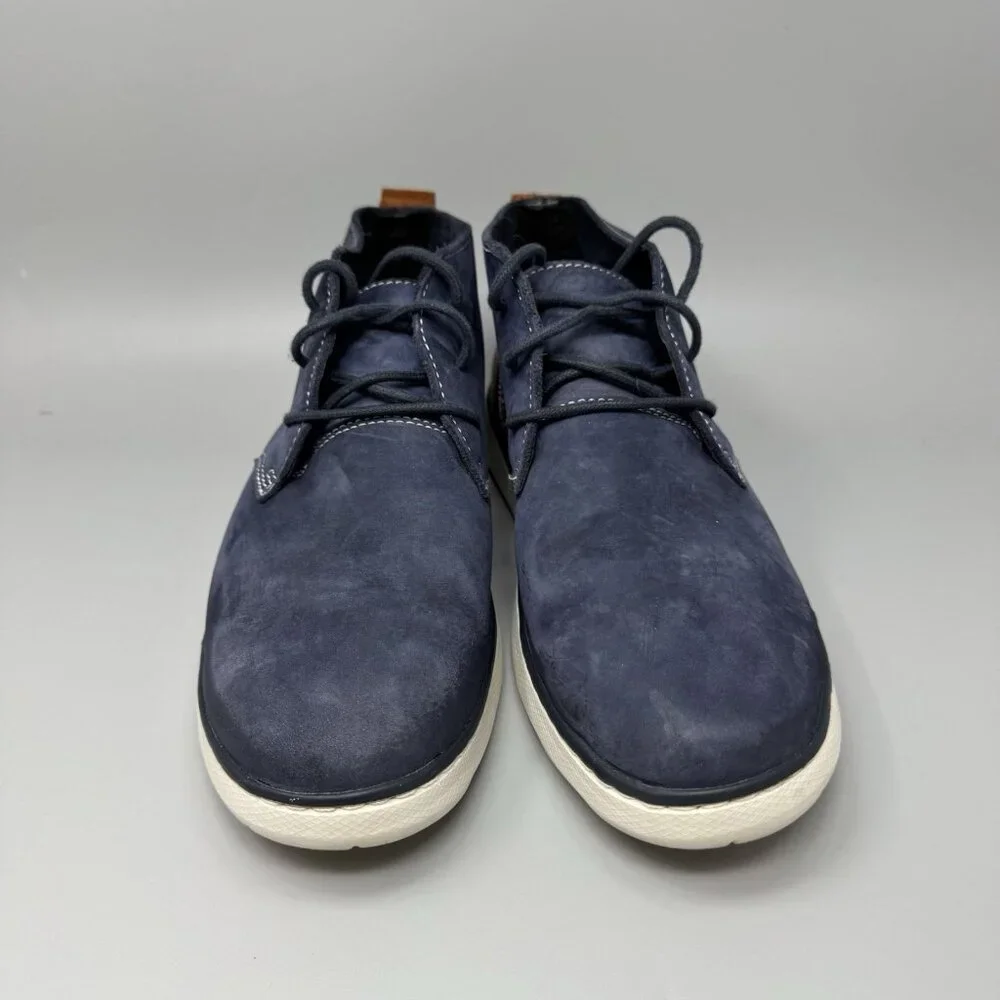 Johnston & Murphy Farley Chukka Boot Navy Oiled Nubuck Size 10.5 Men’s